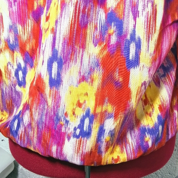 Banana Republic Silk Medium Boho Peasant Top - Picture 3 of 12